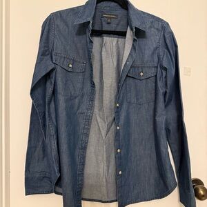 Banana Republic Blue Shirt Jacket